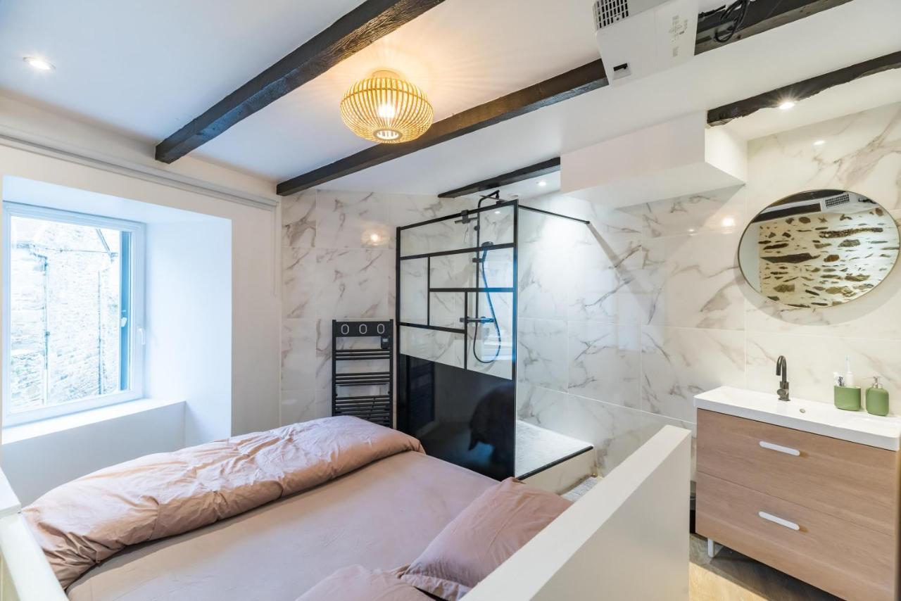 Apartmán Logement Duplex Au Coeur De Tréguier Exteriér fotografie